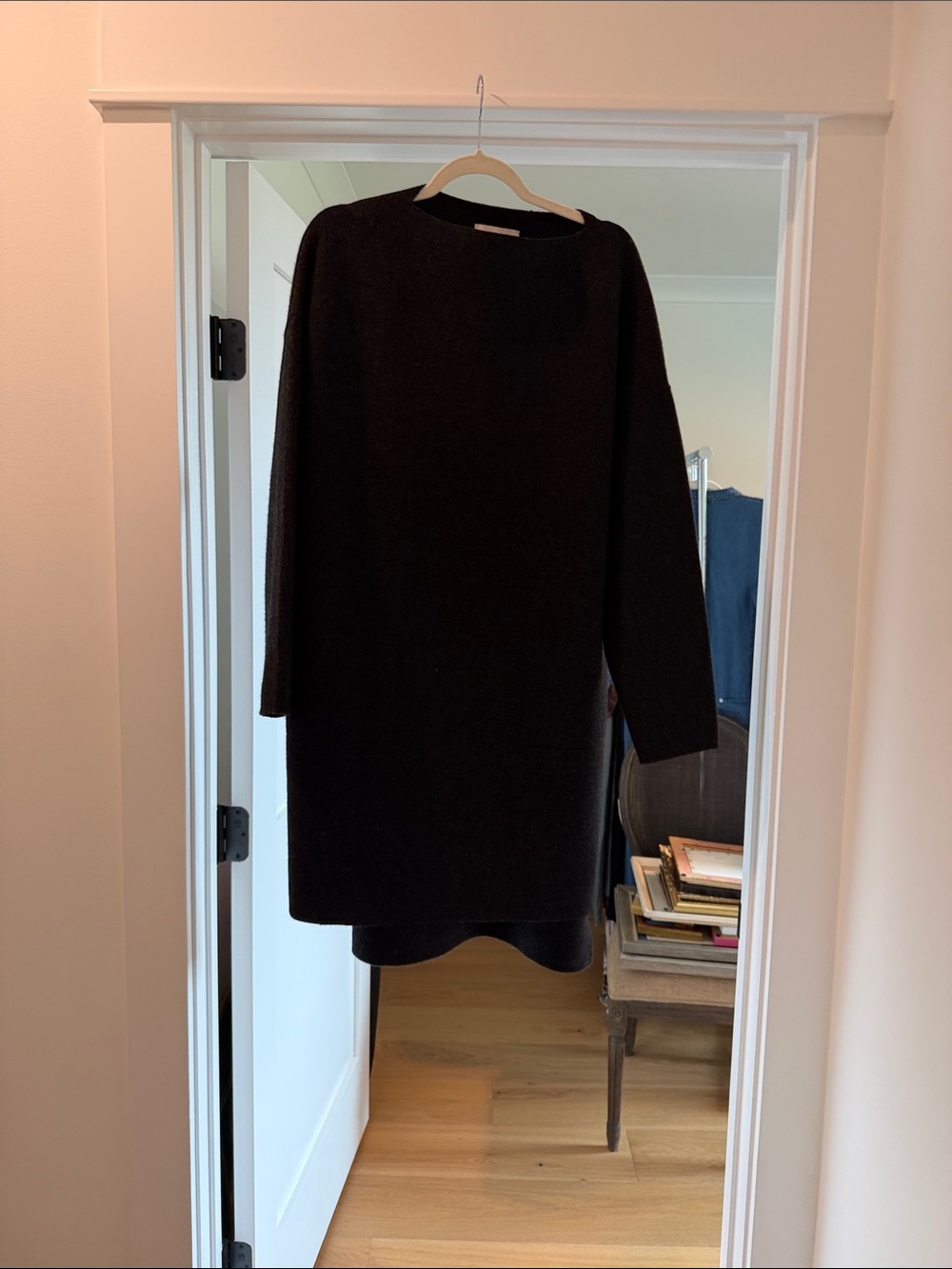 Lauren Manoogian dark charcoal Long Sleeve sweater Dress